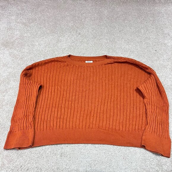 RVCA Sweater Women’s Orange Long Sleeve Pullover Size Small - Picture 8 of 10